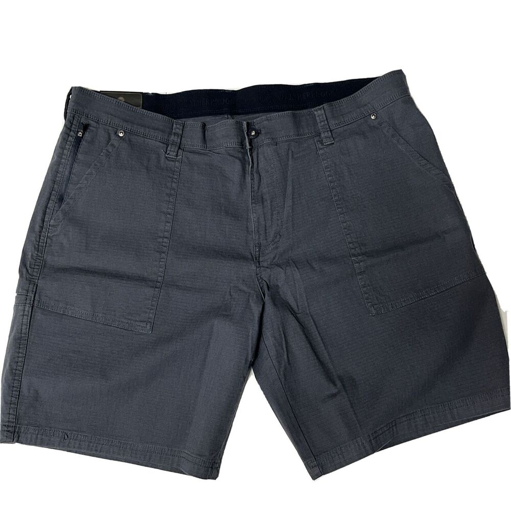 NWT Men Weatherproof Ink Blue Sz 40 Utility Trail Shorts Stretch Flex Waistband